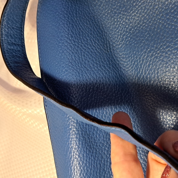 Kate Spade Hemsley Crossbody in Medium Blue Leather - Picture 10 of 13